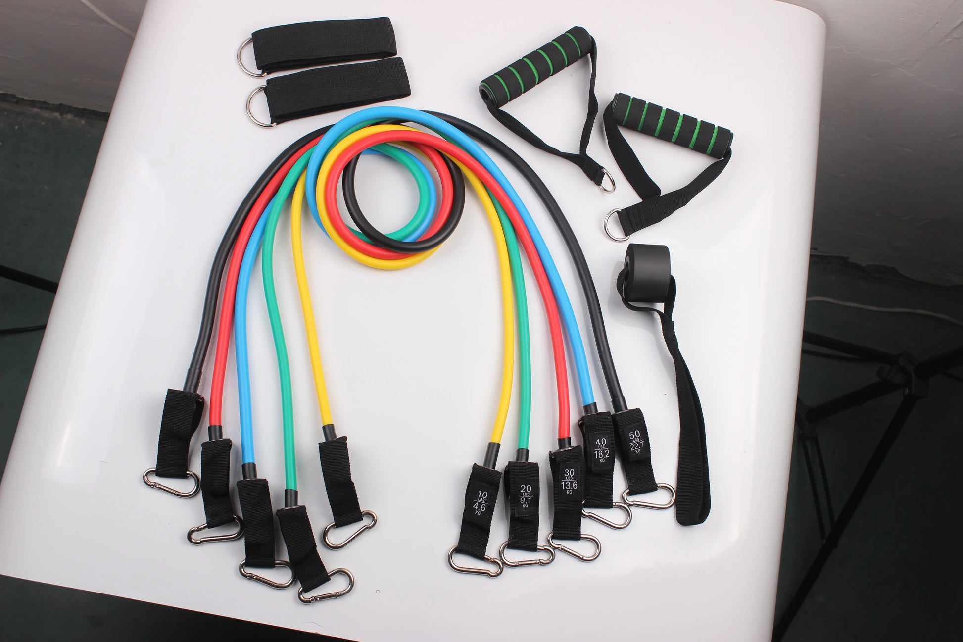 Workout Bar Fitness Resistance Bands Training Expander Gym Equipment - GLR SHOPPING