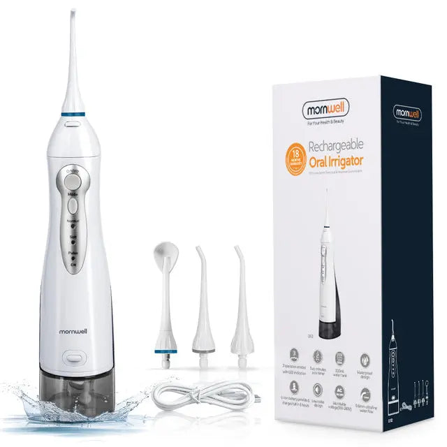 Oral Irrigator Water Flosser Portable Dental Water Jet 300ML - GLR SHOPPING