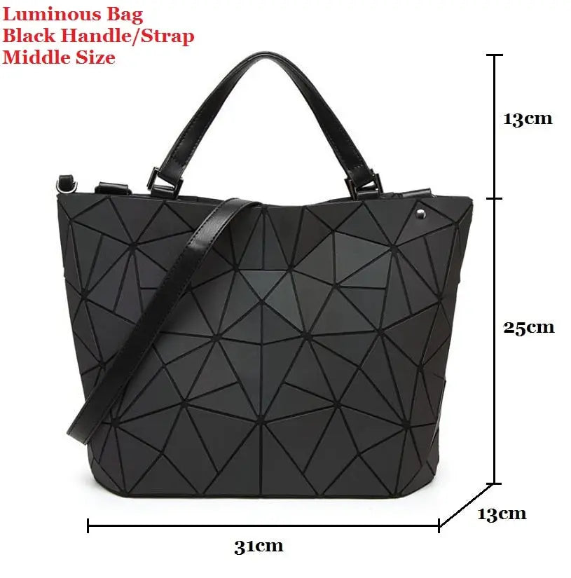 Women 's Hot Luminous Geometric Laser Bag - GLR SHOPPING
