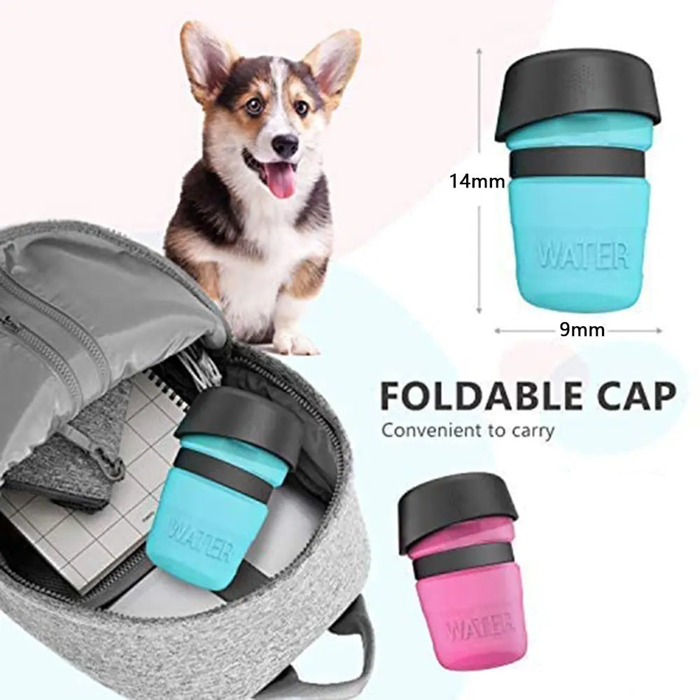 Portable BPA Free Foldable Dog Water Bottle - GLR SHOPPING