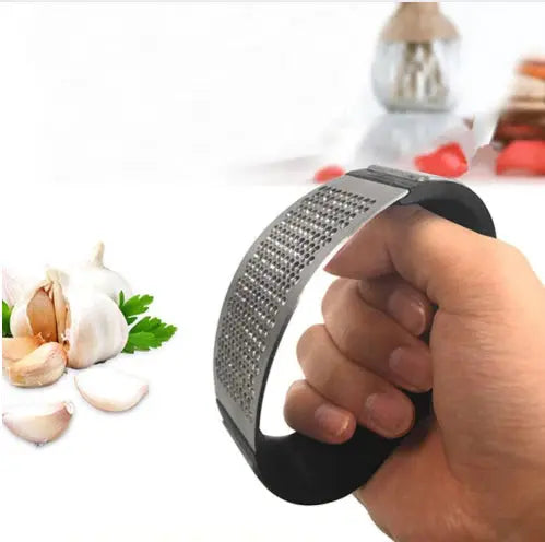 Stainless Steel Garlic Press Manual Crusher Home Essentials-7