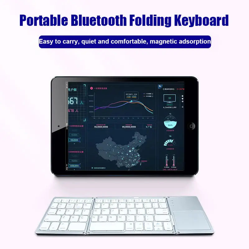 Triple Folding Keyboard - GLR SHOPPING
