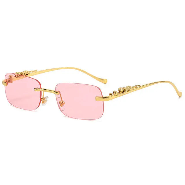 Vintage Rimless Square Sunglasses - GLR SHOPPING