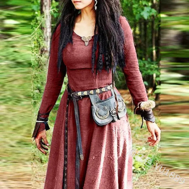 Medieval Long Sleeve Dress - GLR SHOPPING