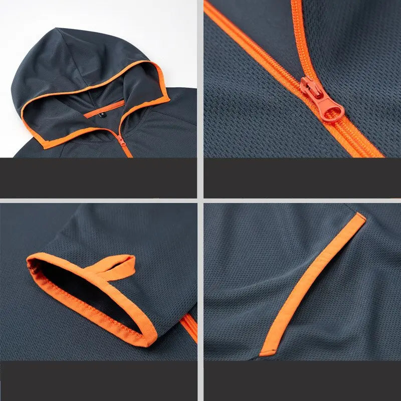 Waterproof Fishing Clothes Tech Hydrophobic Clothing Casual Outdoor Camping Hooded Jackets - GLR SHOPPING