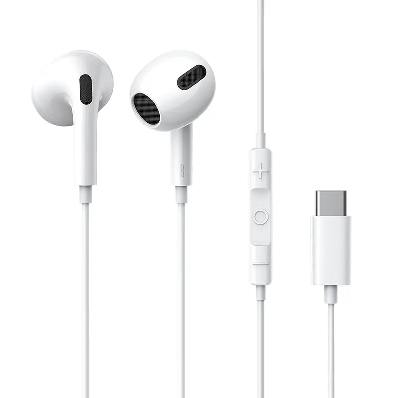 Type C Lateral In-ear Wired Earphone - GLR SHOPPING