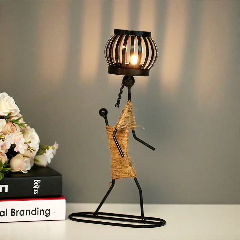 Lantern Shape Candlestick - GLR SHOPPING