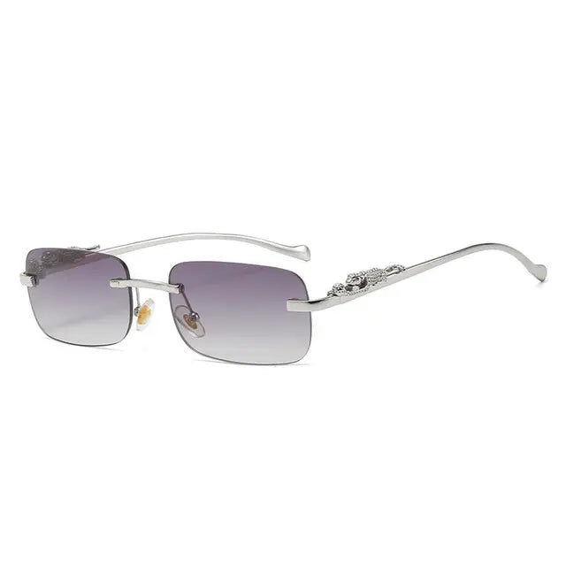 Vintage Rimless Square Sunglasses - GLR SHOPPING