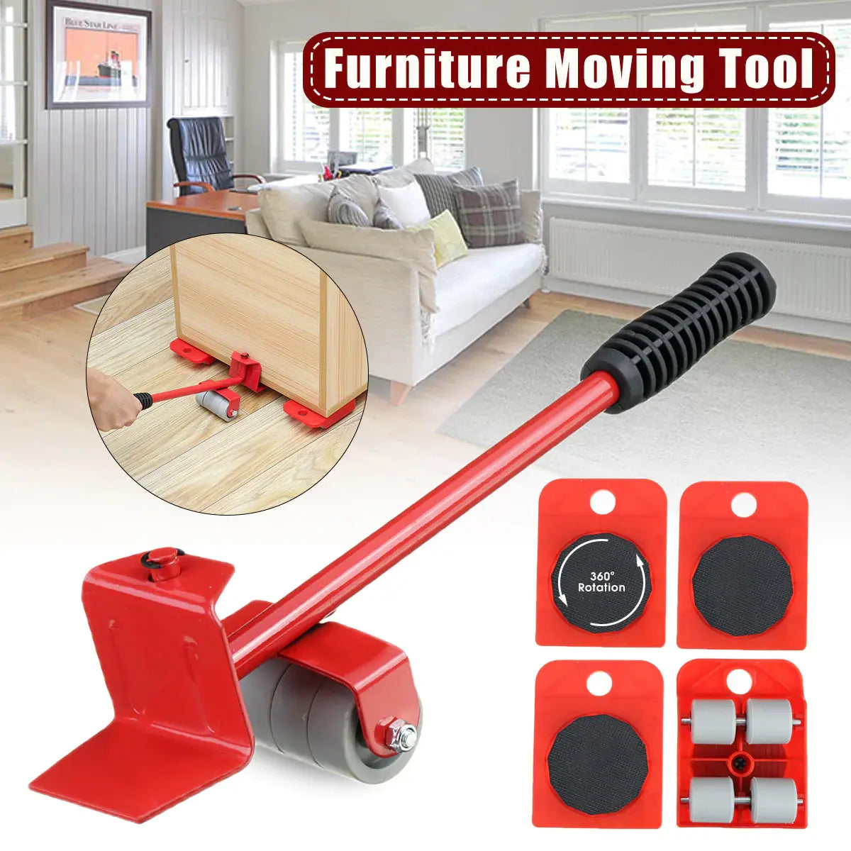 Furniture Mover Tool Set Home Essentials-7