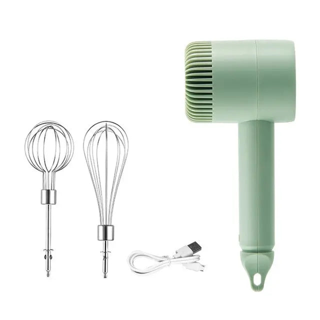 2022 New Wireless Portable Electric Food Mixer Hand Blender 3 Speeds High Power Dough Blender Egg Beater Hand Mixer - GLR SHOPPING