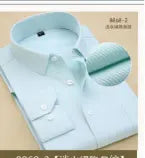 Brother Wang Brand Men's Business Dress Long-sleeved Shirt - GLR SHOPPING