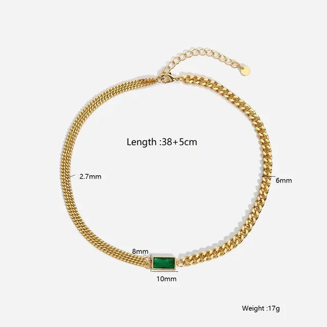 Green Stone Necklace - GLR SHOPPING