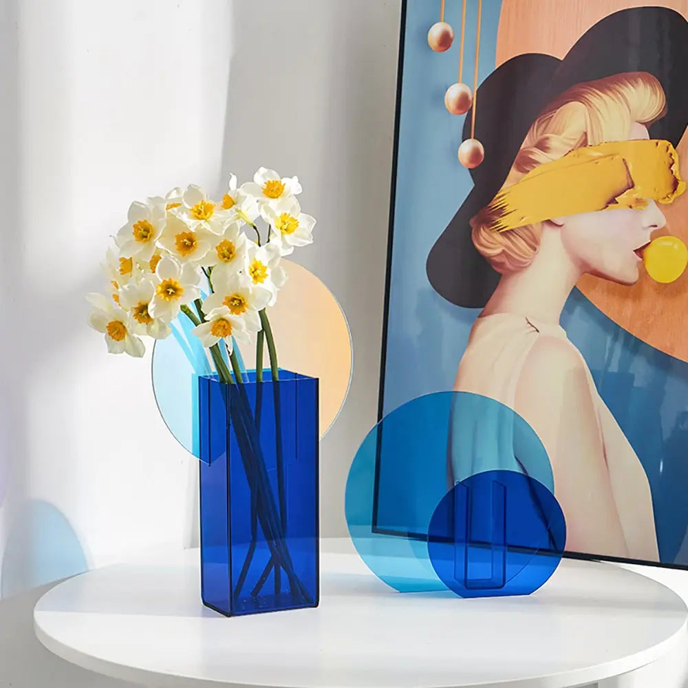 Minimalist Acrylic Vase - GLR SHOPPING