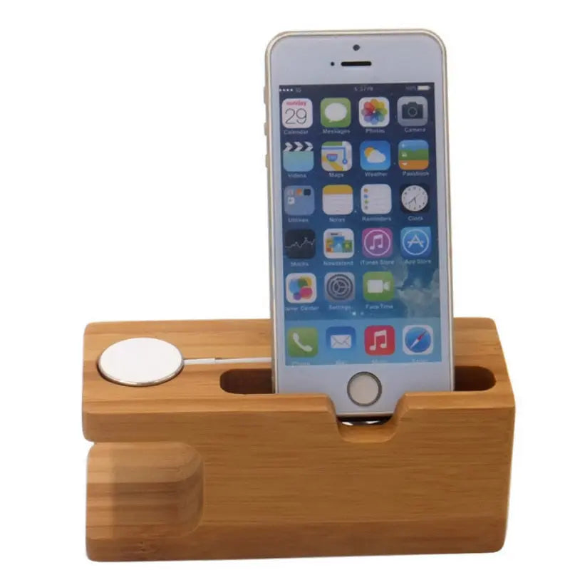 Wood Charger Station - GLR SHOPPING