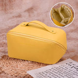 Large-Capacity Leather Cosmetic Bag