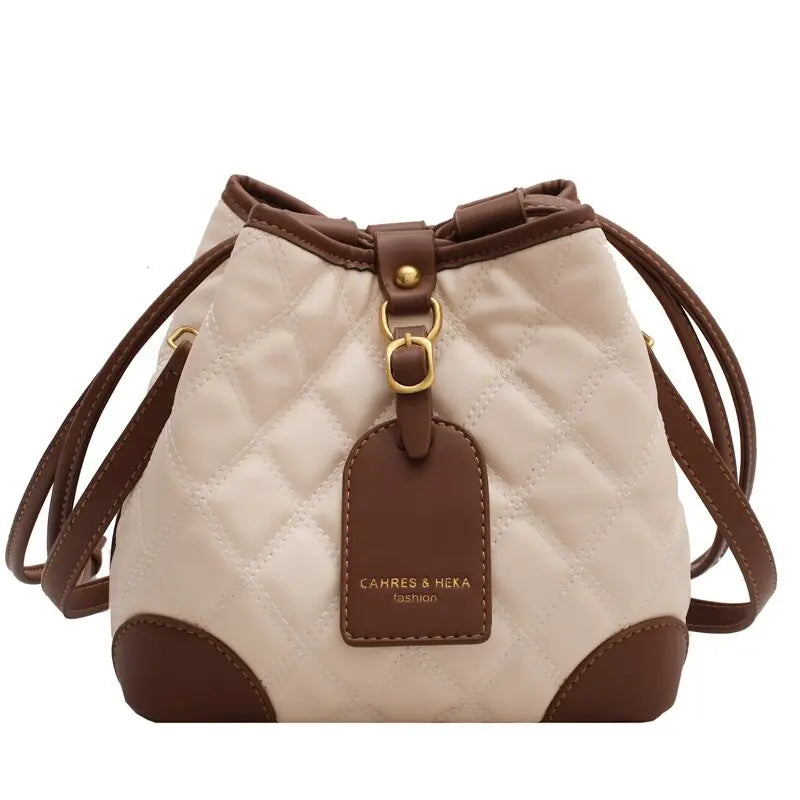 Embroidered Thread Bucket Bag - GLR SHOPPING