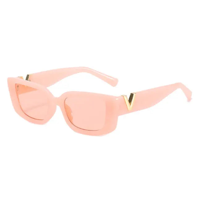 Rectangle Retro Sunglasses - GLR SHOPPING