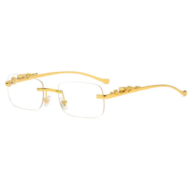 Vintage Rimless Square Sunglasses - GLR SHOPPING