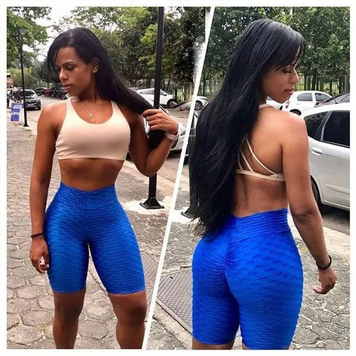 Textured Push Up Fitness Shorts - GLR SHOPPING