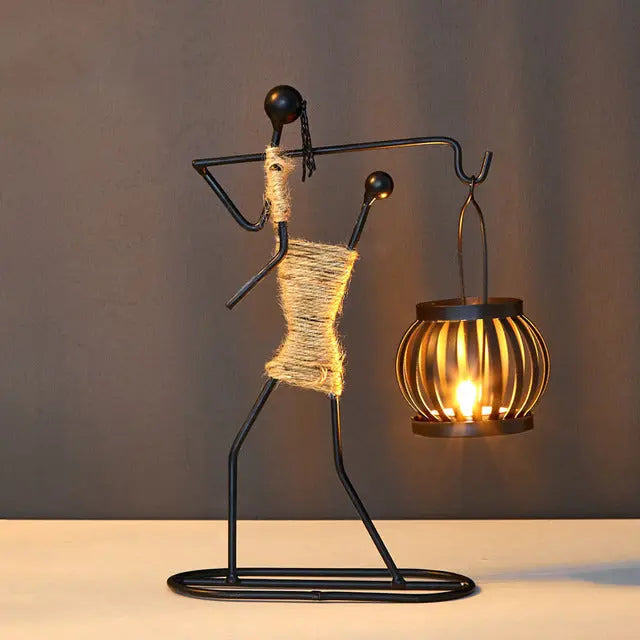 Lantern Shape Candlestick - GLR SHOPPING