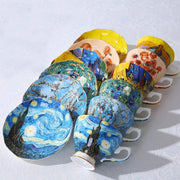 The New Van Gogh Art Painting Coffee Mugs The Starry Night Sunflowers The Sower Irises Saint-Remy Coffee Tea Cups - GLR SHOPPING