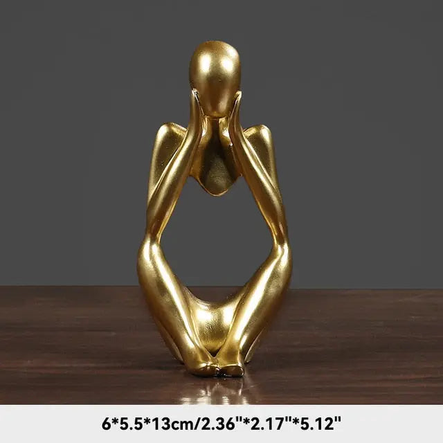 The Thinker Abstract Figurine - GLR SHOPPING