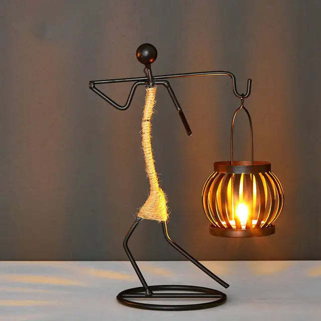 Lantern Shape Candlestick - GLR SHOPPING