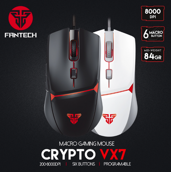 DELETE THIS SKU - FANTECH VX7 CRYPTO wired macro gaming mouse