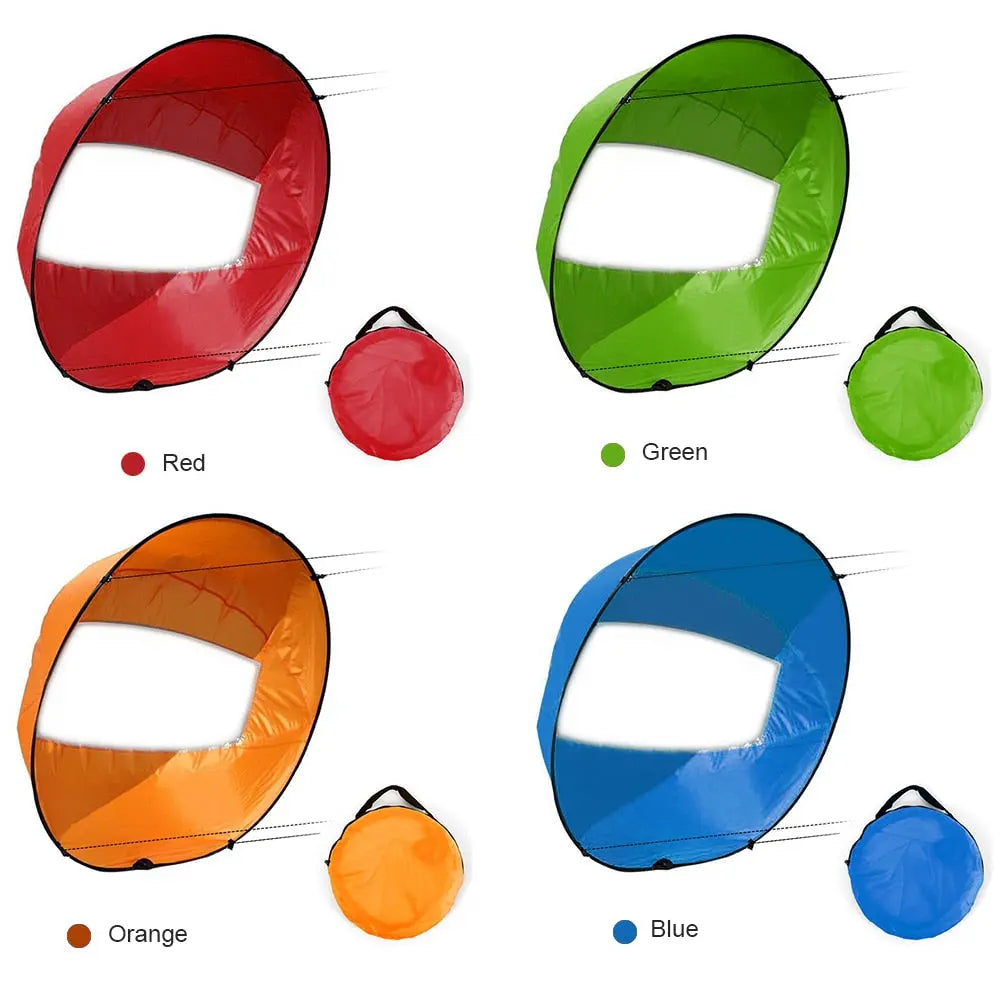 Clear window wind Sail Kayak rowing paddles Surfboard - GLR SHOPPING