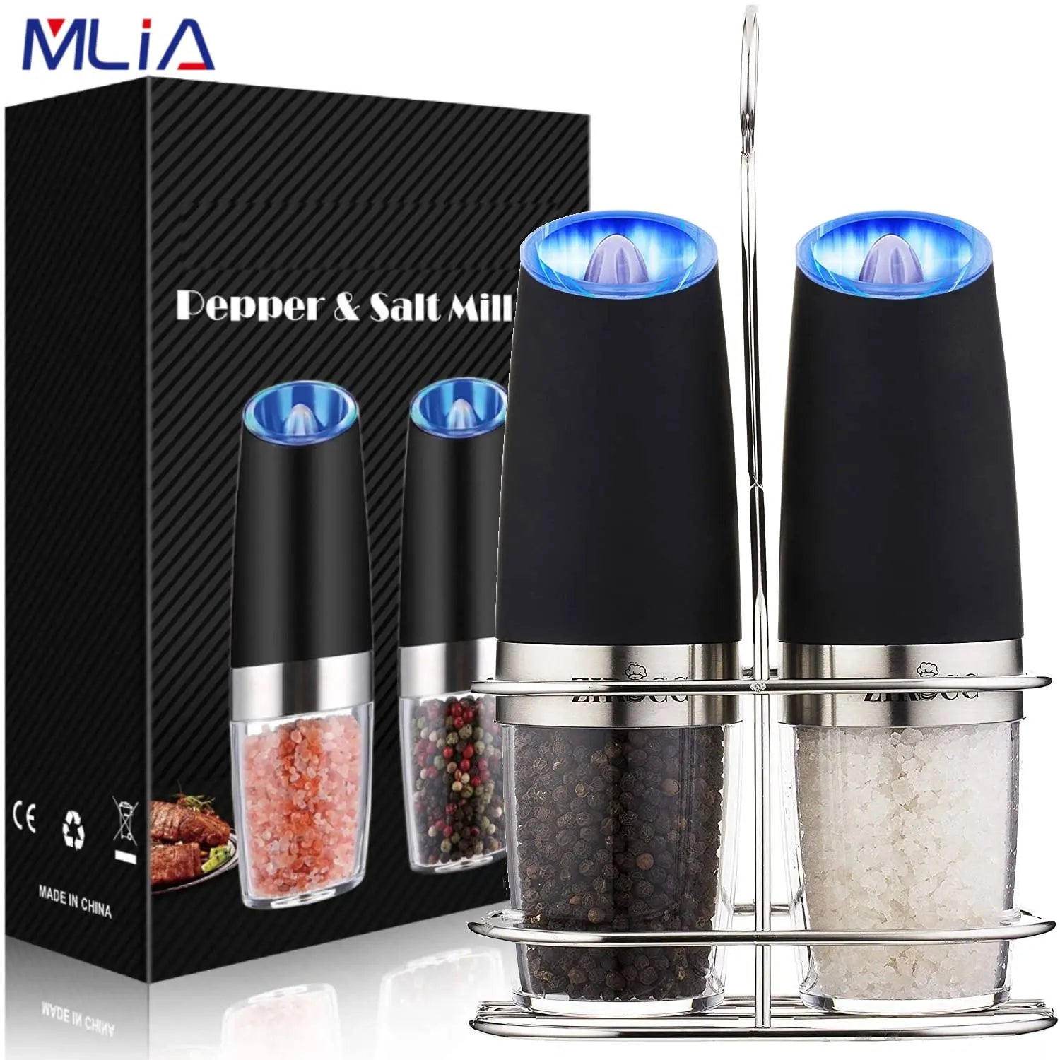 Electric Pepper Mill Stainless Steel Set - GLR SHOPPING