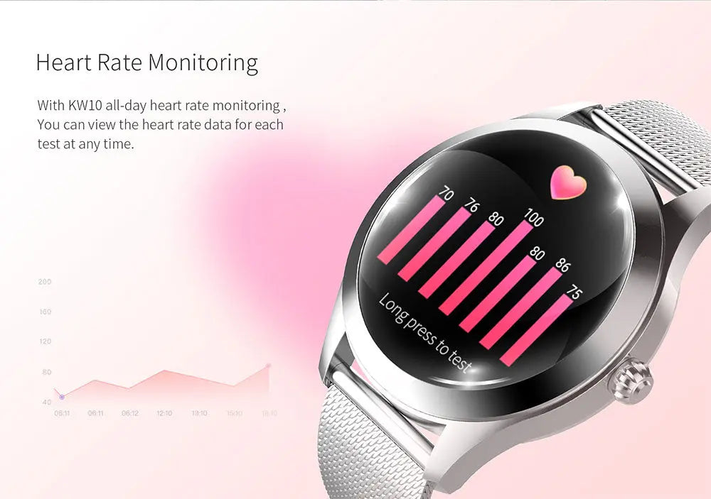 Women IP68 Waterproof Smart Watch - GLR SHOPPING