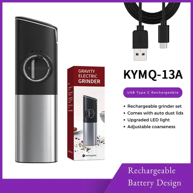 Electric Pepper Mill Stainless Steel Set - GLR SHOPPING