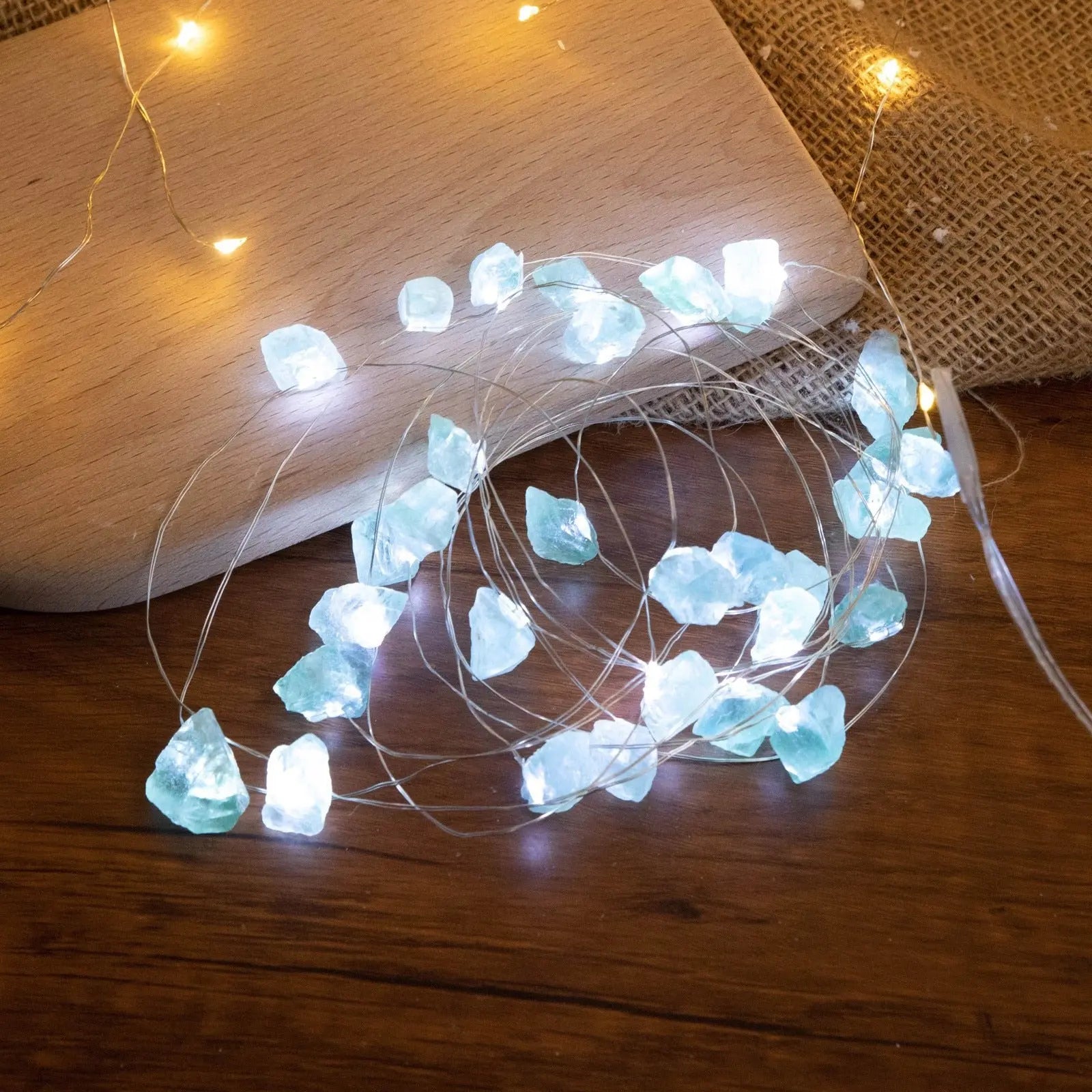 Green Crystal Stone Lamp - GLR SHOPPING