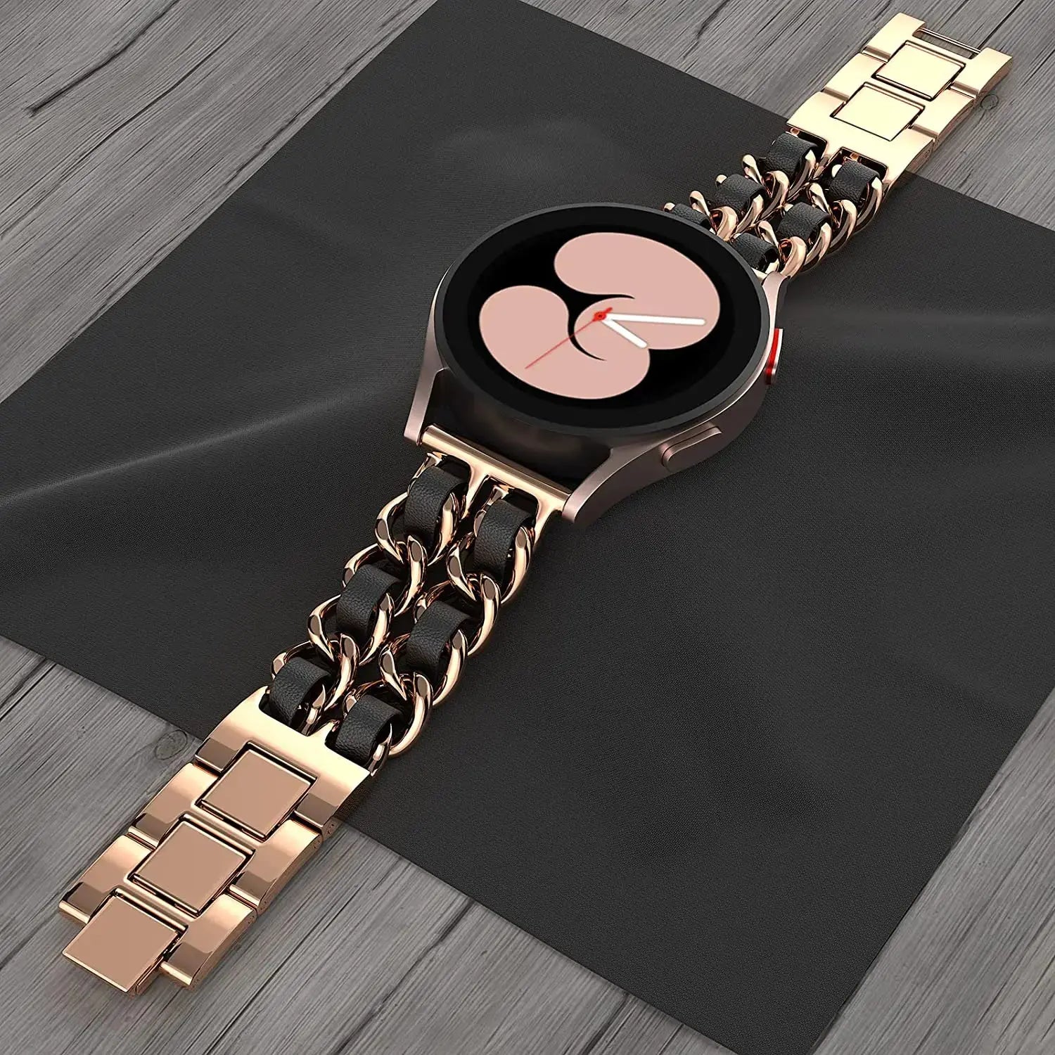 Metal Leather Strap for Samsung Watch - GLR SHOPPING