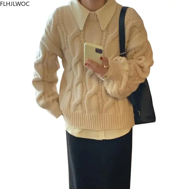 Women Fashion Knitted Pullovers Sweaters - GLR SHOPPING