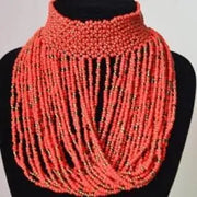 Maasai African Beaded Choker Necklace African Traditional Wear - GLR SHOPPING