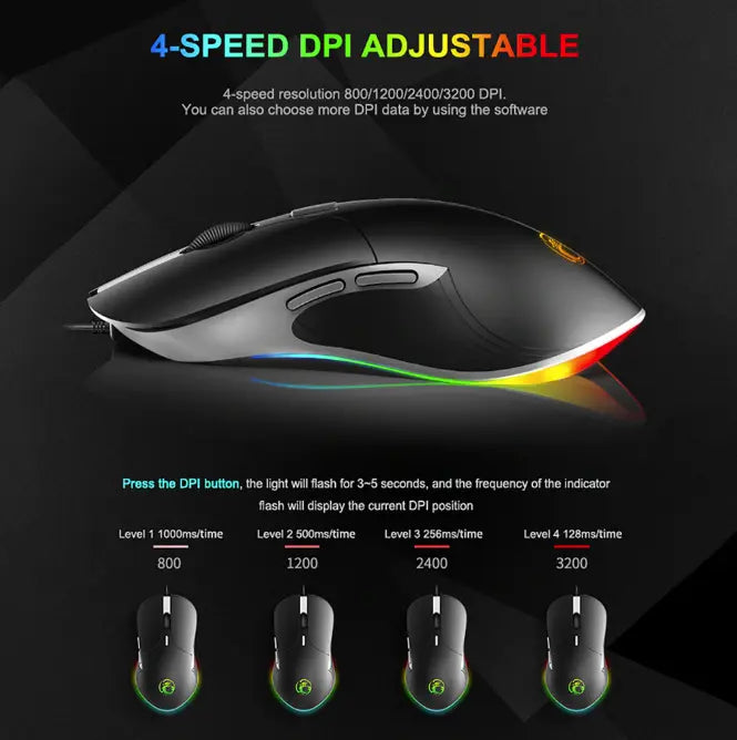 DELETE THIS SKU - iMice X6 Optical Gaming Mouse - GLR SHOPPING