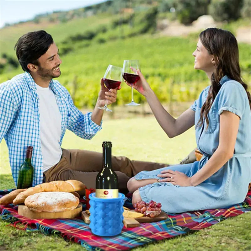 Large Silicone Wine Ice Bucket - GLR SHOPPING