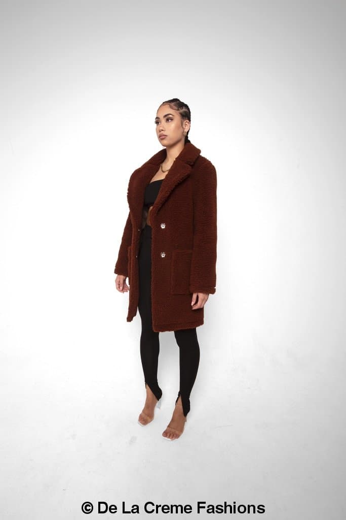 Jacqueline Oversized Teddy Coat