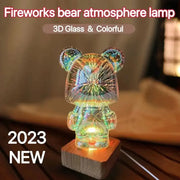 3D Bear Firework Light Lamp - GLR SHOPPING