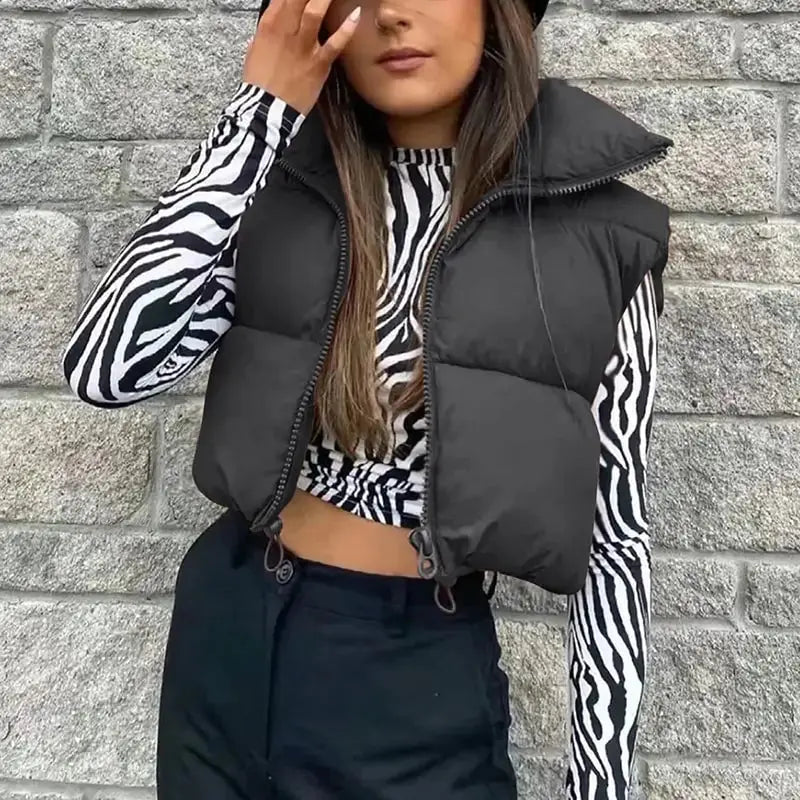 Quilted Vest Winter Coat Jacket GLR SHOPPING
