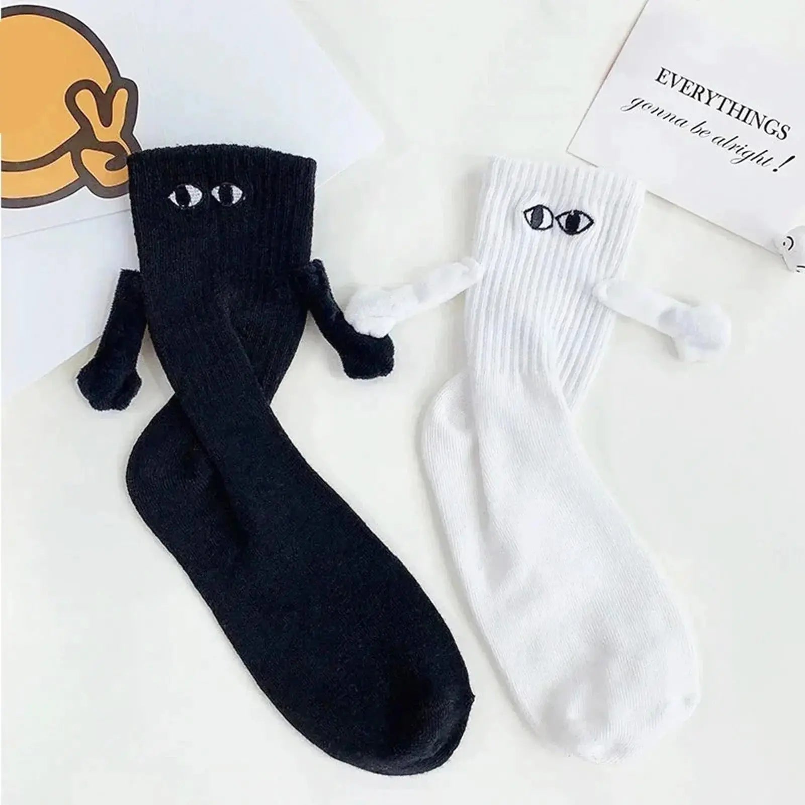 Magnetic Holding Hands Couple Socks GLR SHOPPING