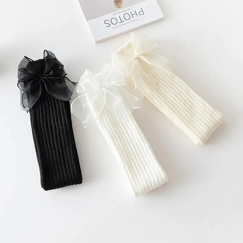 Japanese Lolita Bow Tie Leg Warmers GLR SHOPPING