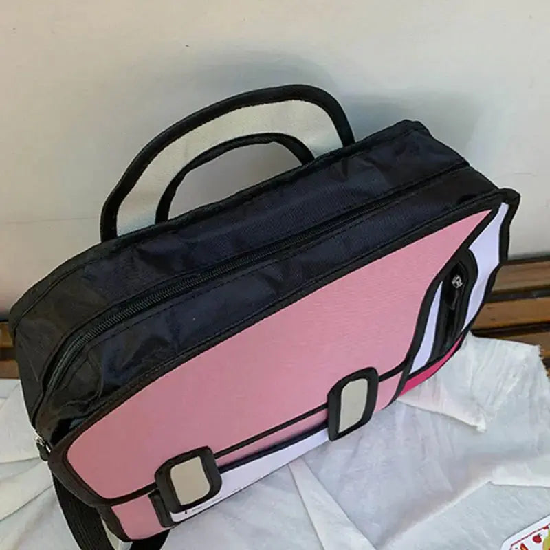 Unisex Fashion 2D Drawing Backpack - GLR SHOPPING