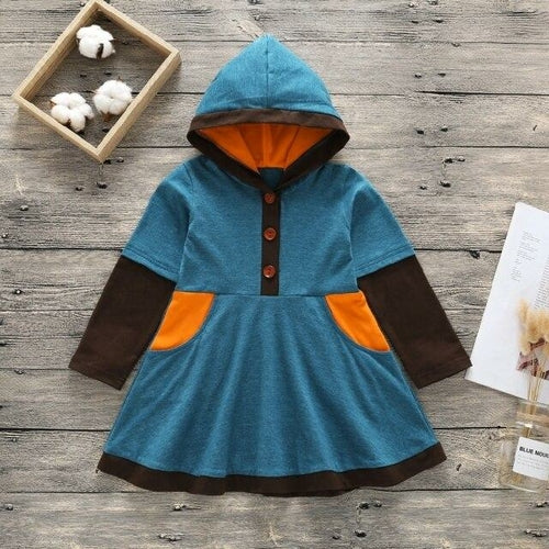 2019 Toddler Baby Dress Girls Children's Winter Cotton Warm Clothing