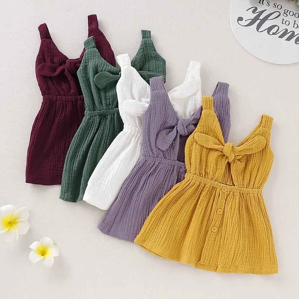 Organic Cotton Baby Girls Dress Summer 2019 New Arrival Children Kids - GLR SHOPPING
