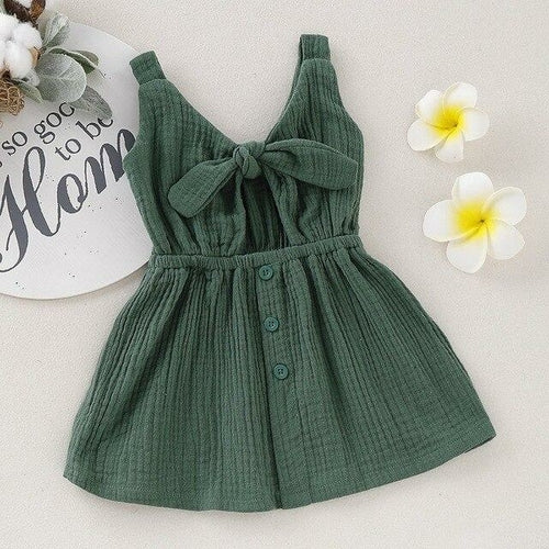 Organic Cotton Baby Girls Dress Summer 2019 New Arrival Children Kids