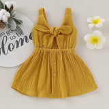 Organic Cotton Baby Girls Dress Summer 2019 New Arrival Children Kids