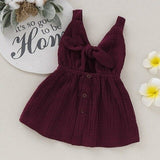 Organic Cotton Baby Girls Dress Summer 2019 New Arrival Children Kids