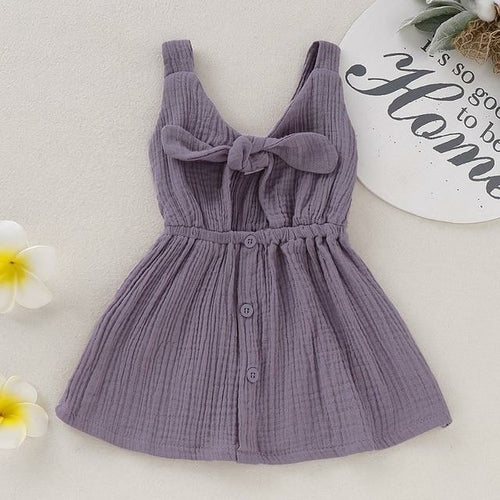 Organic Cotton Baby Girls Dress Summer 2019 New Arrival Children Kids